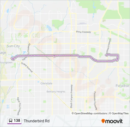 138 Bus Line Map