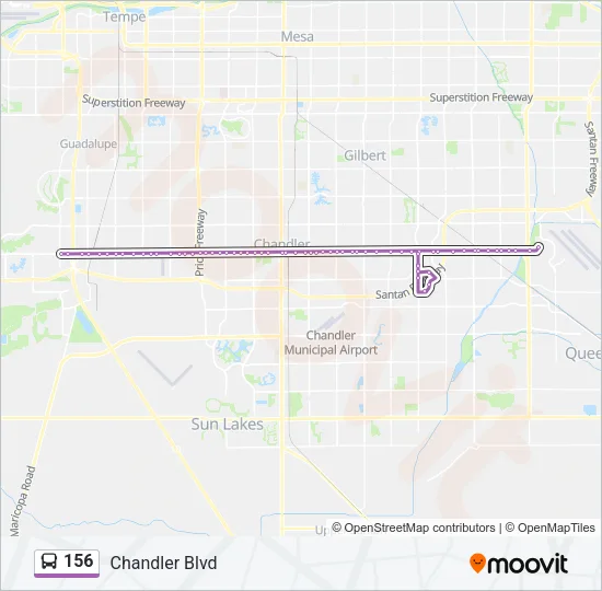 156 Bus Line Map