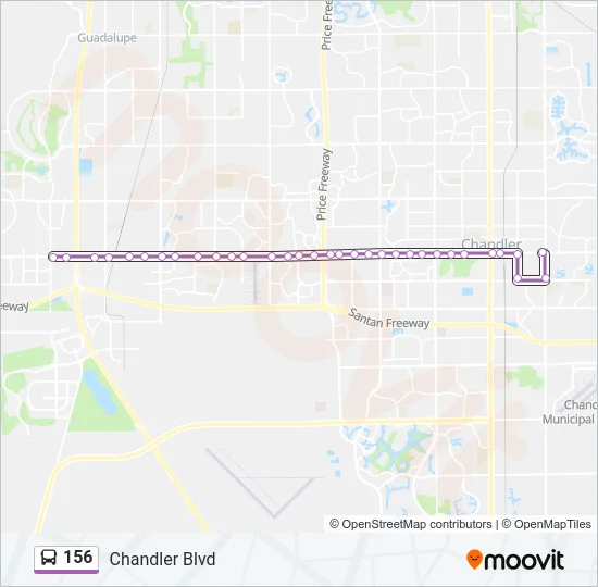 156 Bus Line Map