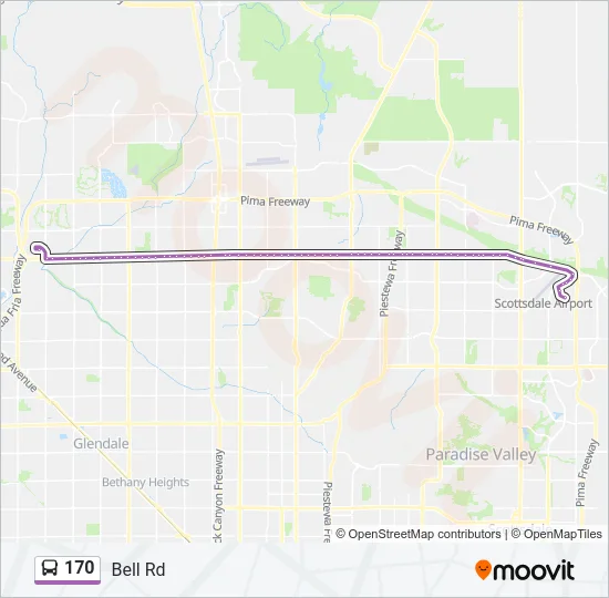 170 Bus Line Map