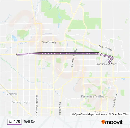170 Bus Line Map