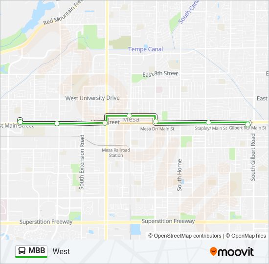 MBB Bus Line Map