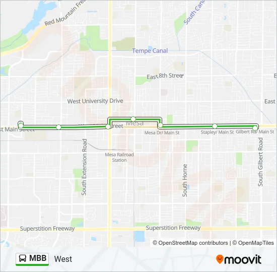MBB Bus Line Map