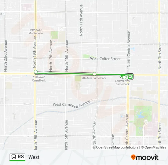 RS Bus Line Map