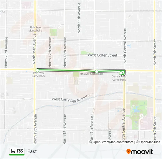 RS Bus Line Map
