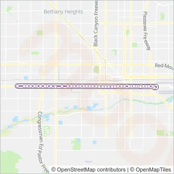 13 Bus Line Map