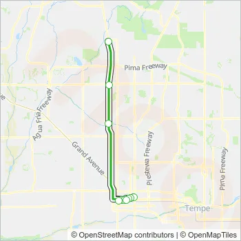 I17 Bus Line Map