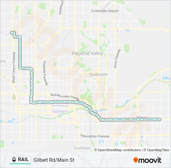 rail Route: Schedules, Stops & Maps - 44th St/Washington (Updated)