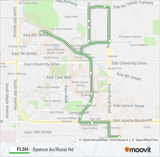 FLSH bus Line Map