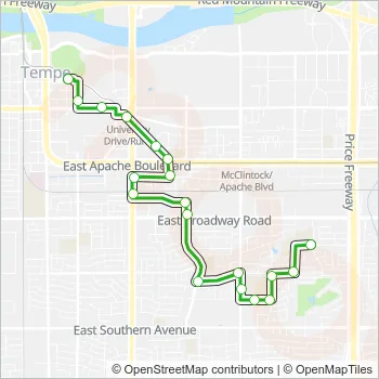 MARZ Bus Line Map