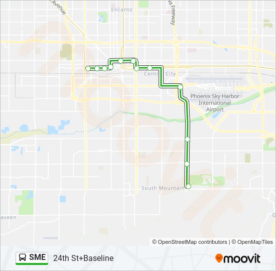 Mapa de SME de autobús