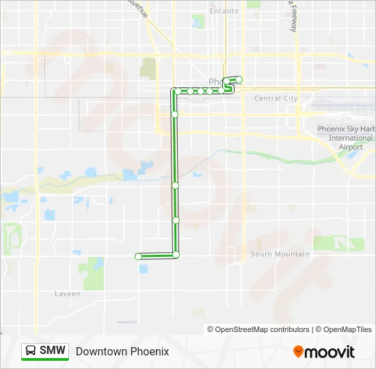 SMW Bus Line Map