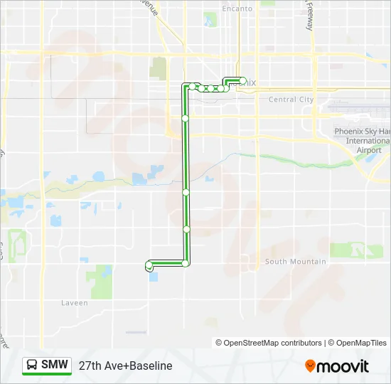 SMW Bus Line Map