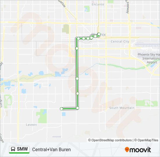 SMW Bus Line Map