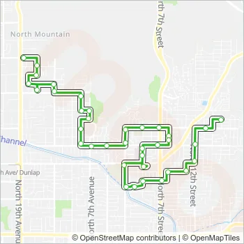 SMRT Bus Line Map