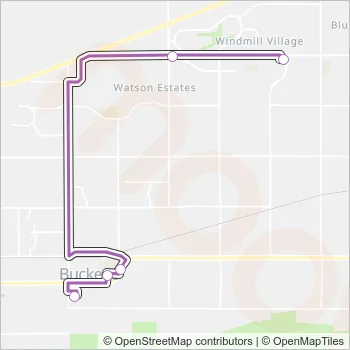 685 Bus Line Map
