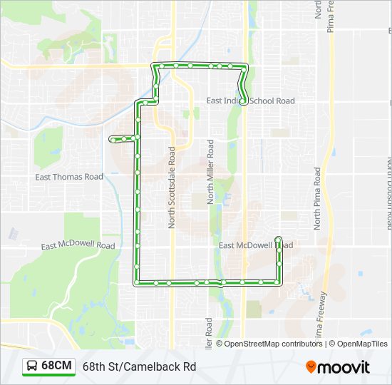 68CM Bus Line Map