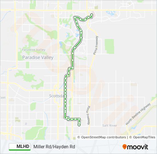 MLHD bus Line Map