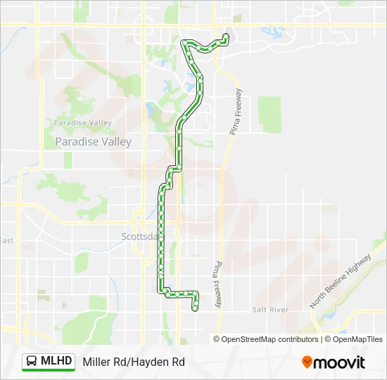 MLHD Bus Line Map