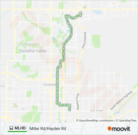 MLHD Bus Line Map
