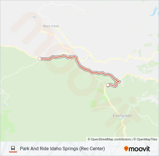 EVERGREEN Bus Line Map