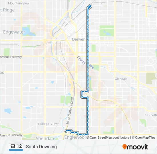 12 Bus Line Map