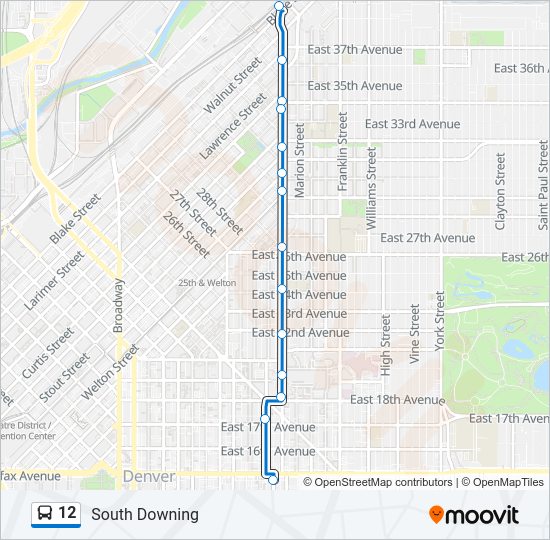 12 bus Line Map