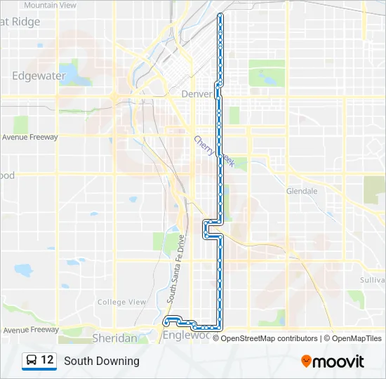 12 Bus Line Map