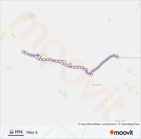 HY6 Bus Line Map