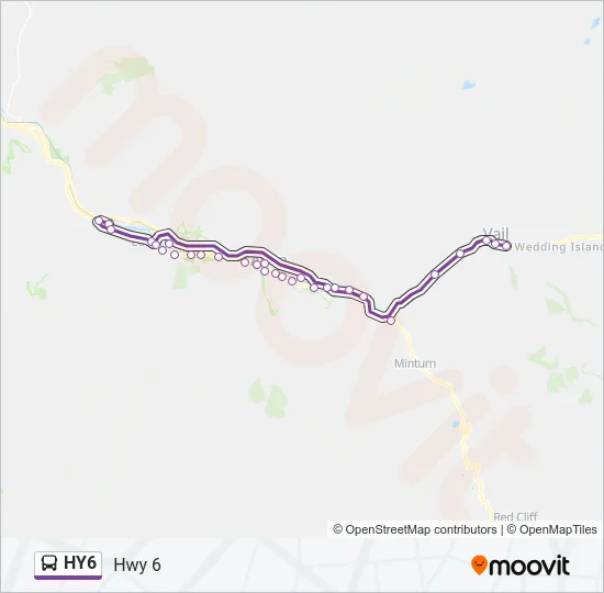 HY6 Bus Line Map