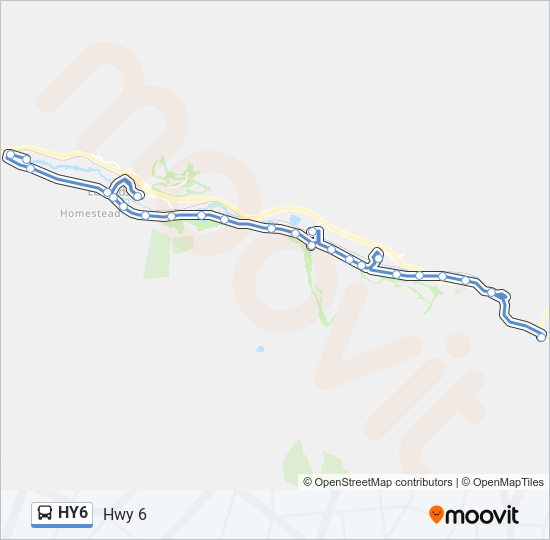 HY6 Bus Line Map