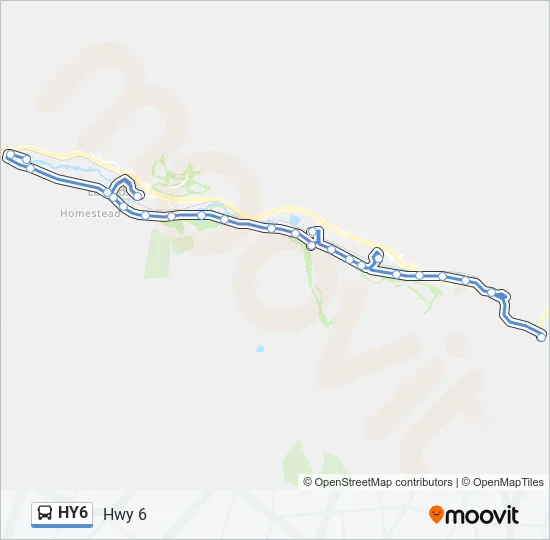 HY6 Bus Line Map