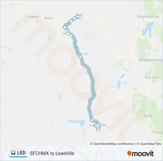 LED bus Line Map