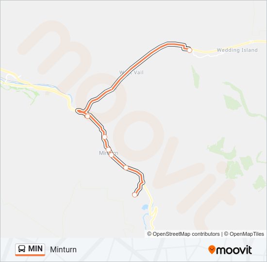 MIN Bus Line Map