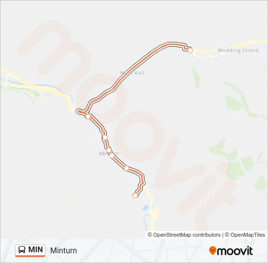 MIN Bus Line Map
