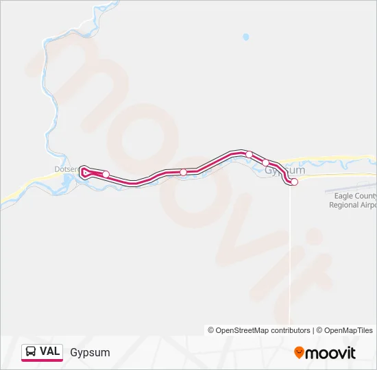 VAL Bus Line Map