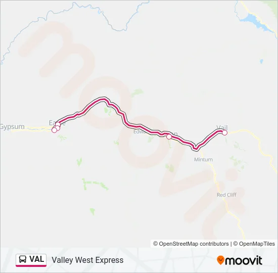 VAL Bus Line Map