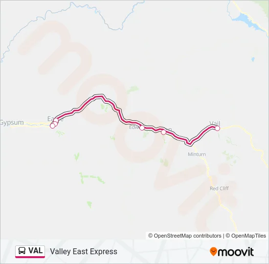 VAL Bus Line Map