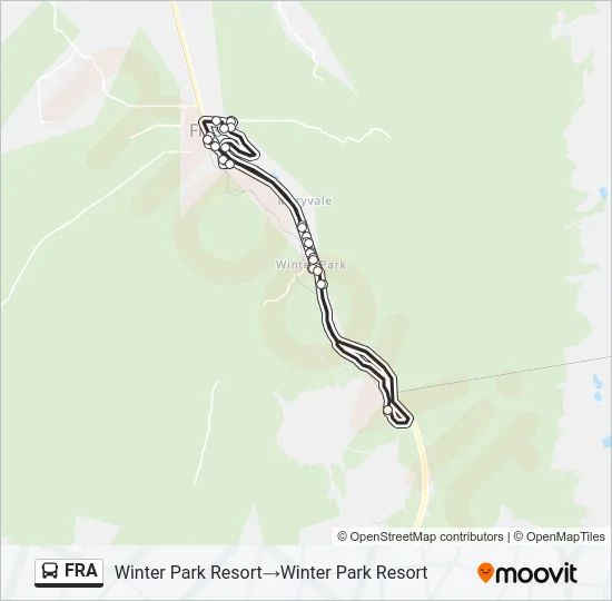 FRA Bus Line Map