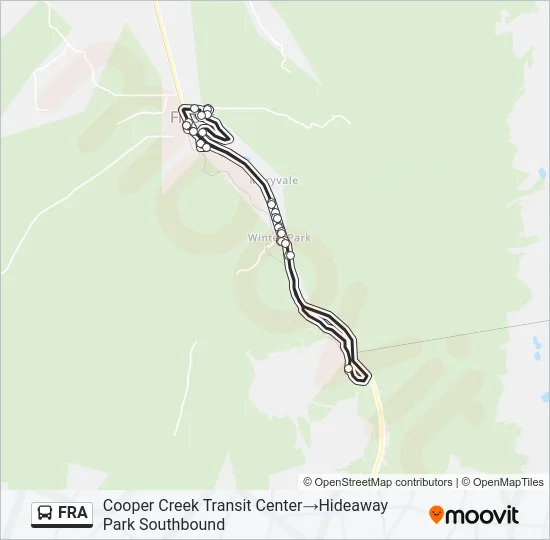 FRA Bus Line Map