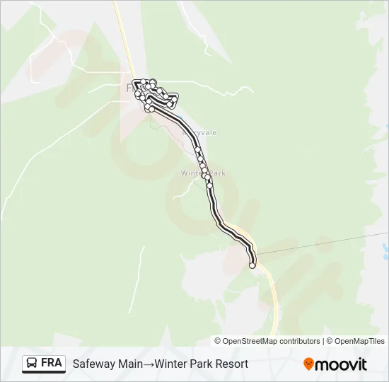 FRA Bus Line Map