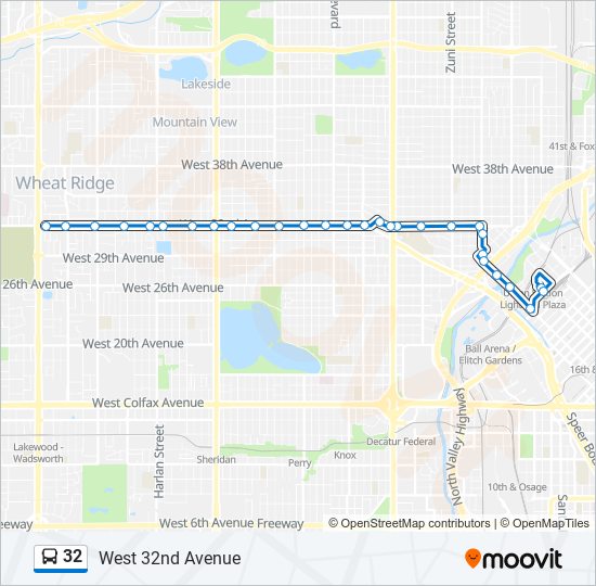 32 bus Line Map