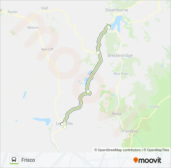 LAKE COUNTY COMMUTER Bus Line Map