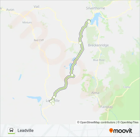 LAKE COUNTY COMMUTER Bus Line Map