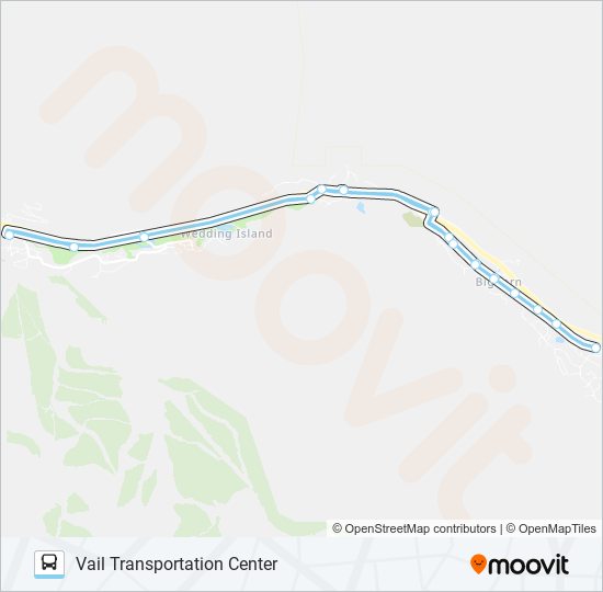 EAST VAIL HIKER EXPRESS Bus Line Map