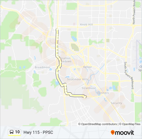 10 bus Line Map