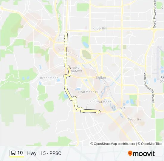 10 Bus Line Map