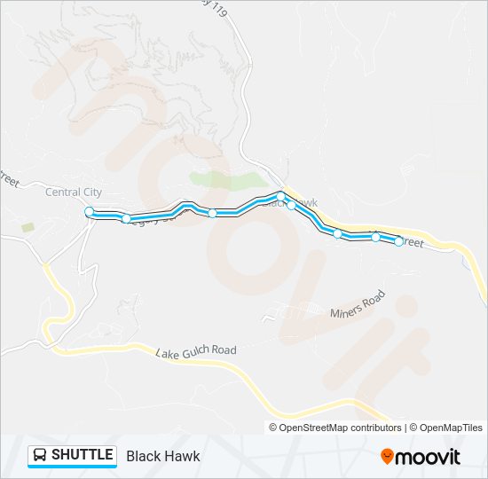 SHUTTLE Bus Line Map