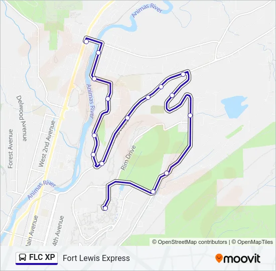 FLC XP Bus Line Map