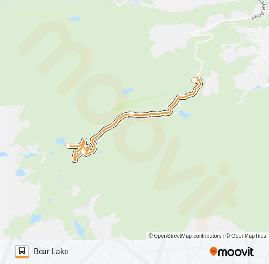 BEAR LAKE ROUTE Bus Line Map